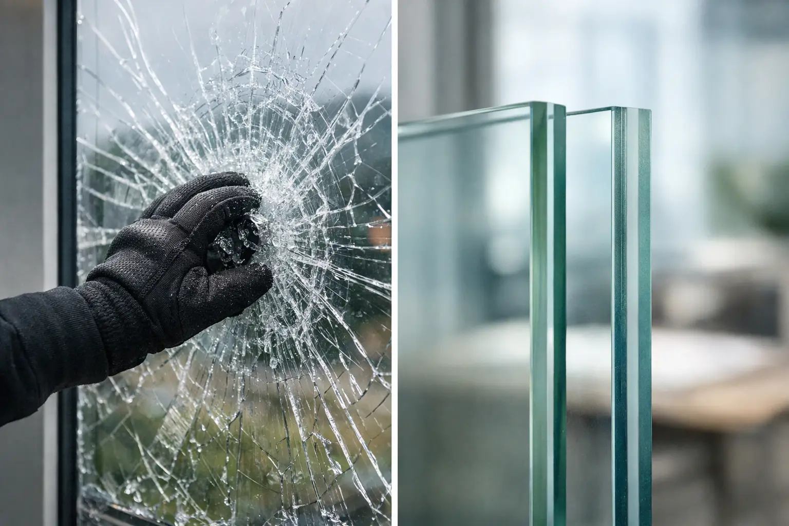 Security Film vs Laminated Glass