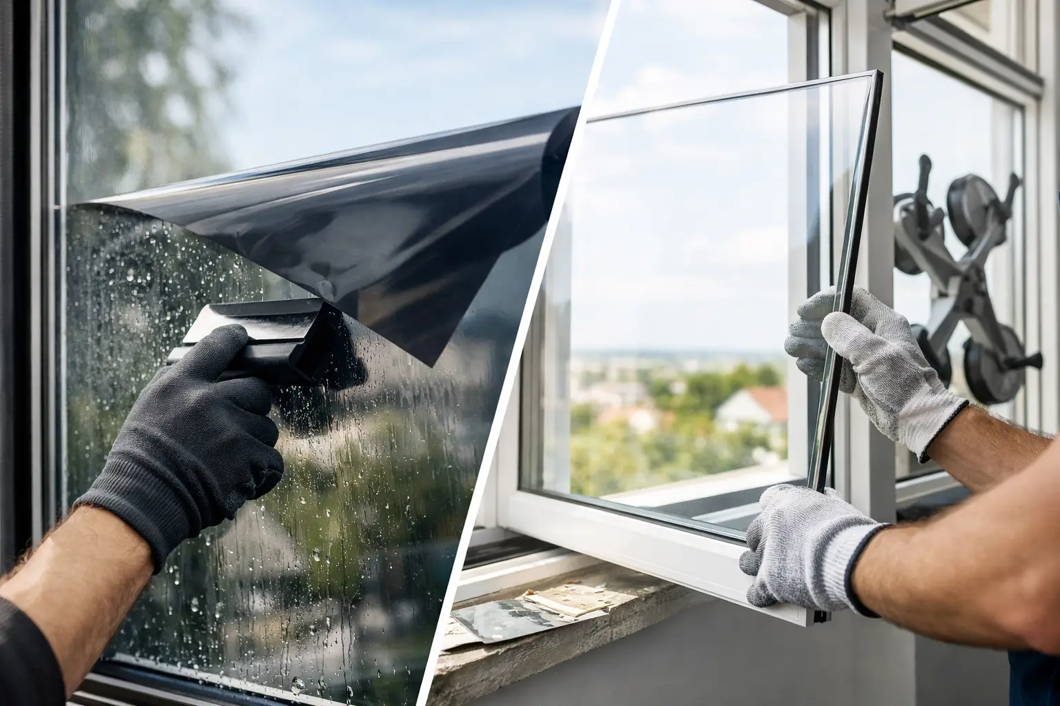 Window Film Versus Replacement Glazing