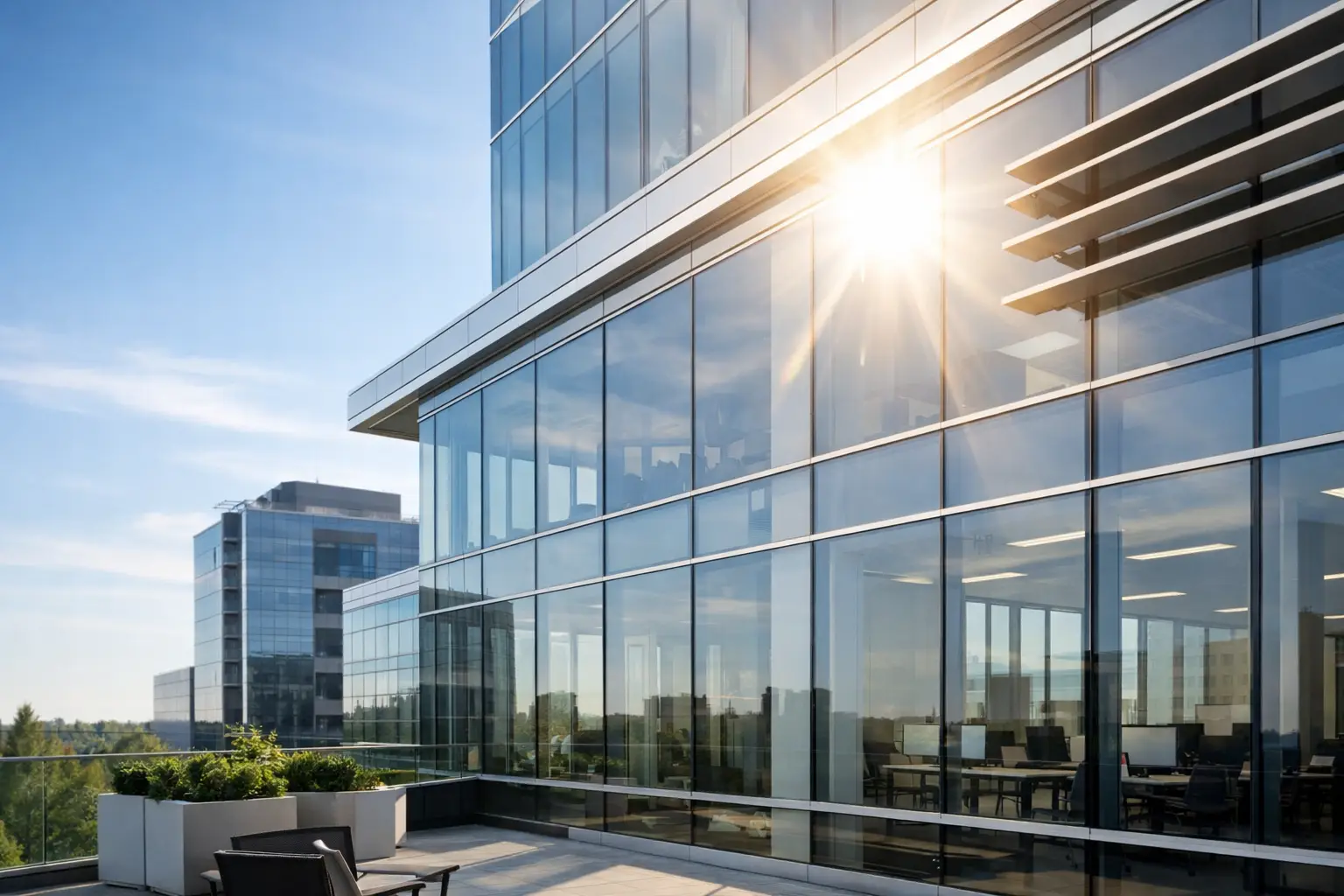 How to Reduce Solar Gain in Commercial Buildings
