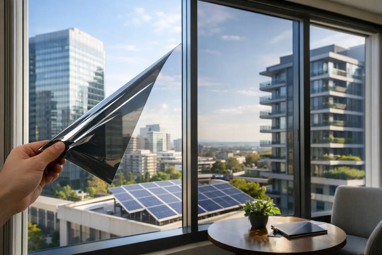 Solar Window Film for Smarter Buildings