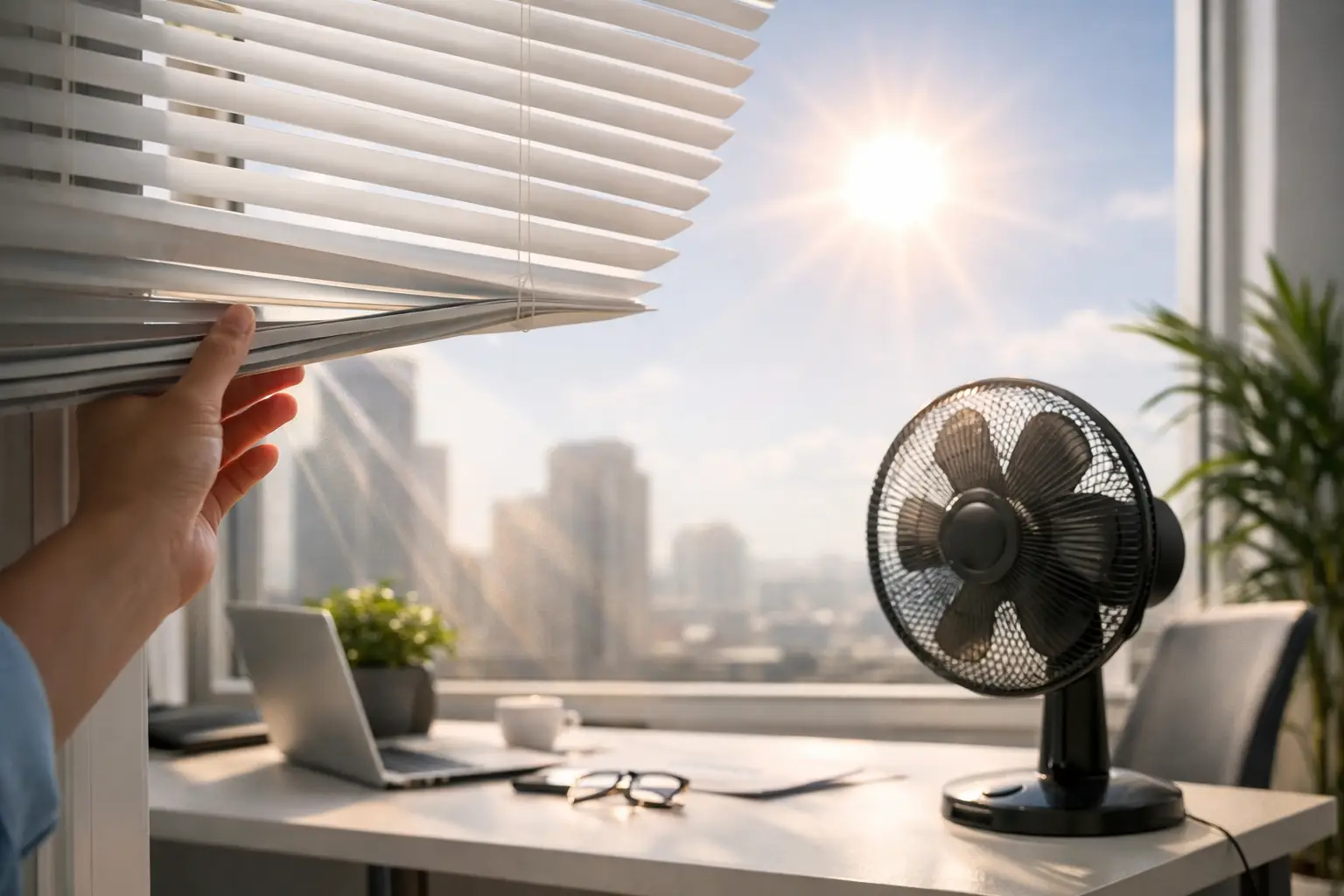 How to Reduce Office Heat Without Replacing Glass