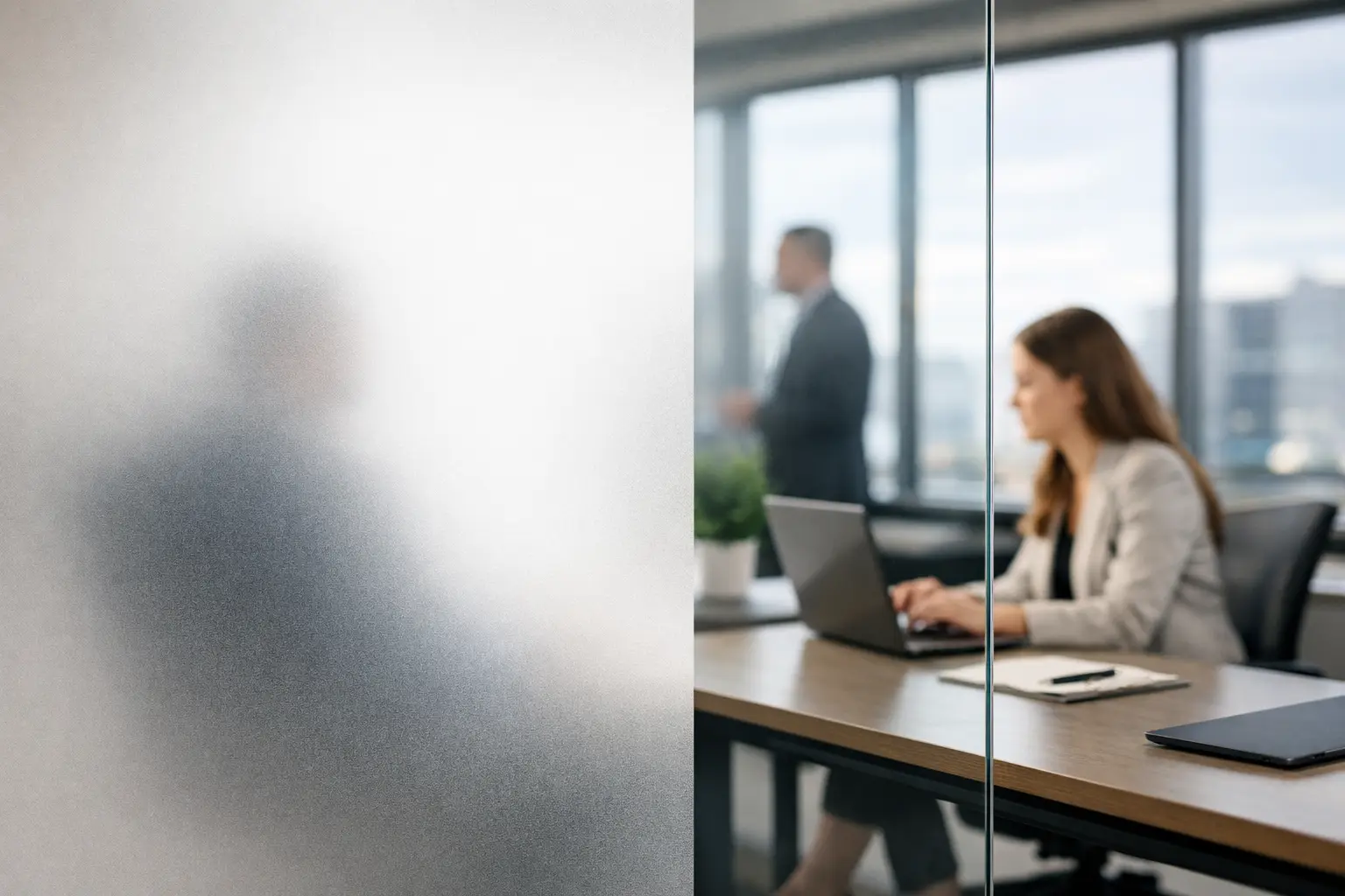 Office Privacy Window Film for Secure Workspaces
