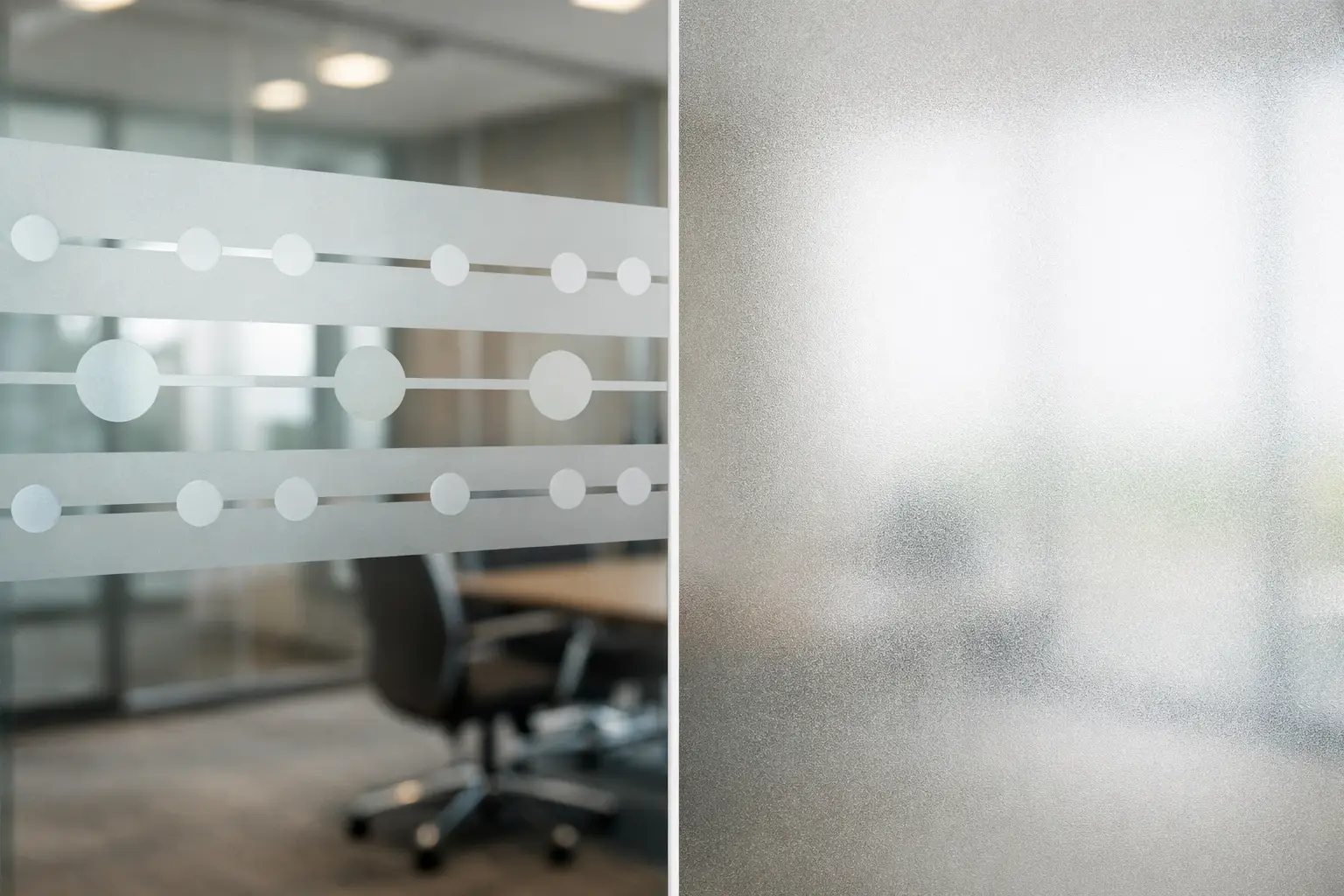 Window Manifestation vs Etched Glass Compared