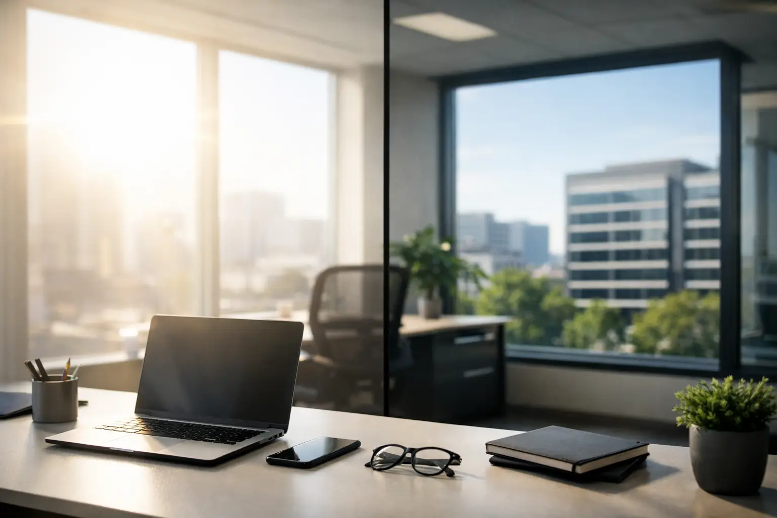 Commercial Glare Reduction for Productive Workspaces