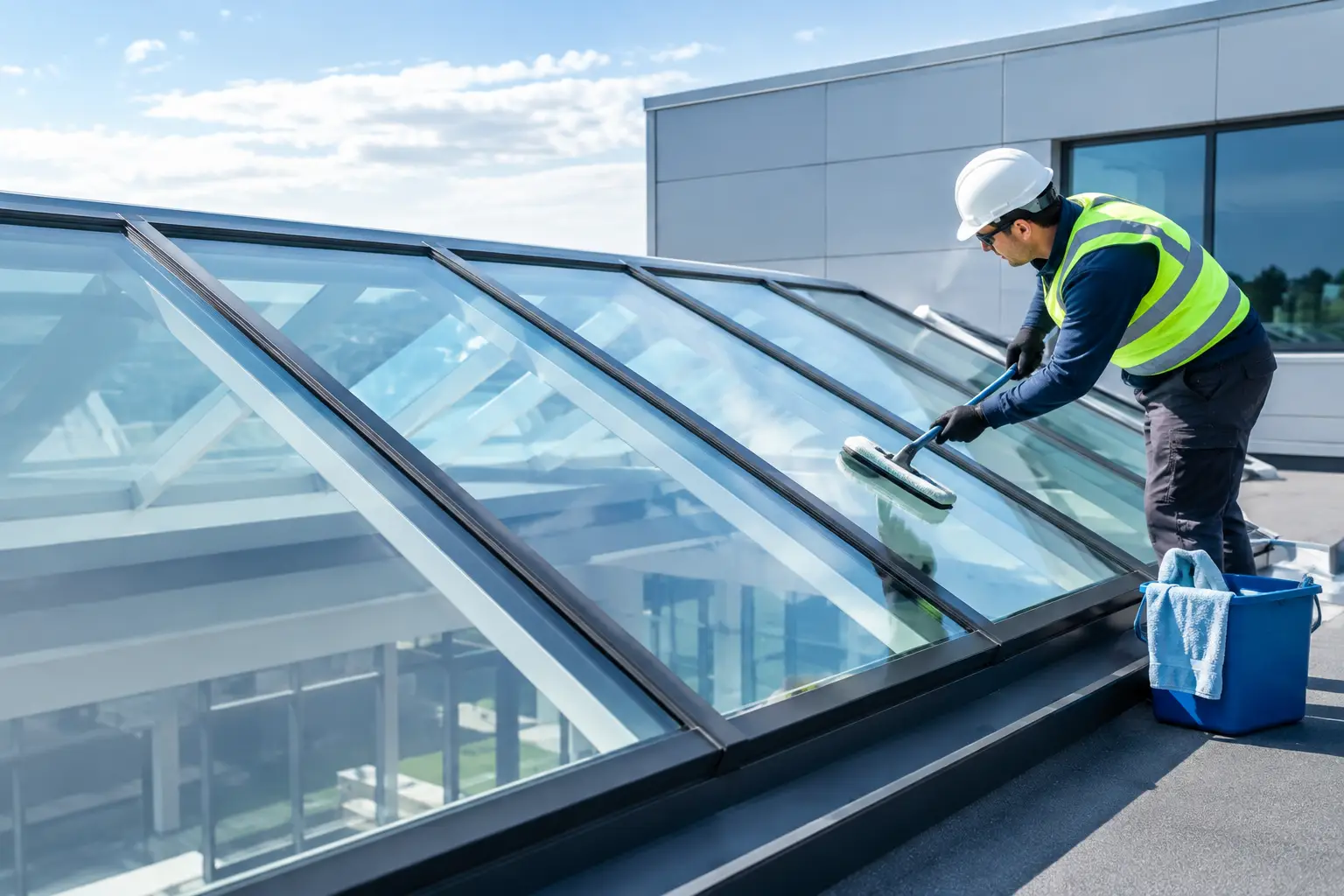 How to Protect Skylight Glass in Commercial Buildings